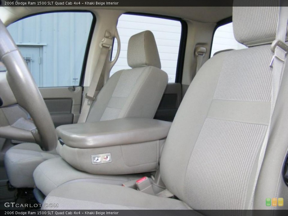 Khaki Beige Interior Photo for the 2006 Dodge Ram 1500 SLT Quad Cab 4x4 #40872498