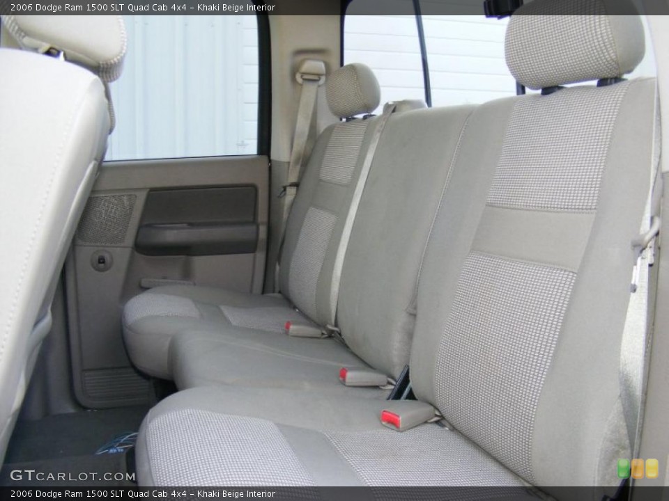 Khaki Beige Interior Photo for the 2006 Dodge Ram 1500 SLT Quad Cab 4x4 #40872510