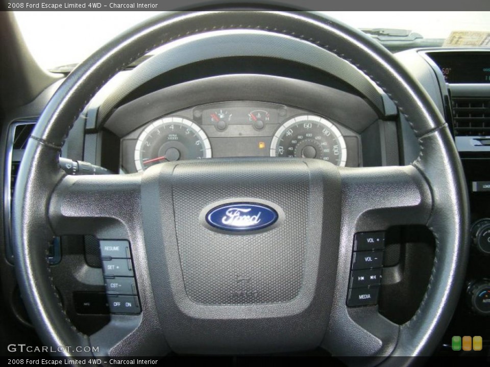 Charcoal Interior Controls for the 2008 Ford Escape Limited 4WD #40873530