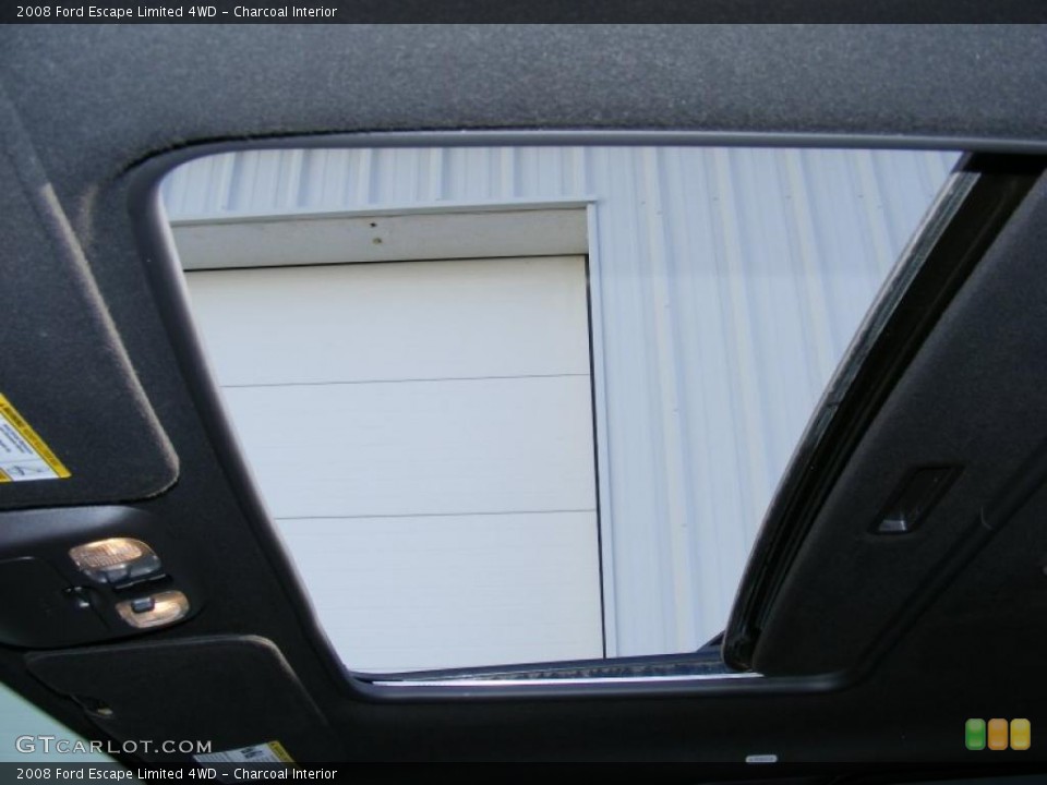 Charcoal Interior Sunroof for the 2008 Ford Escape Limited 4WD #40873622
