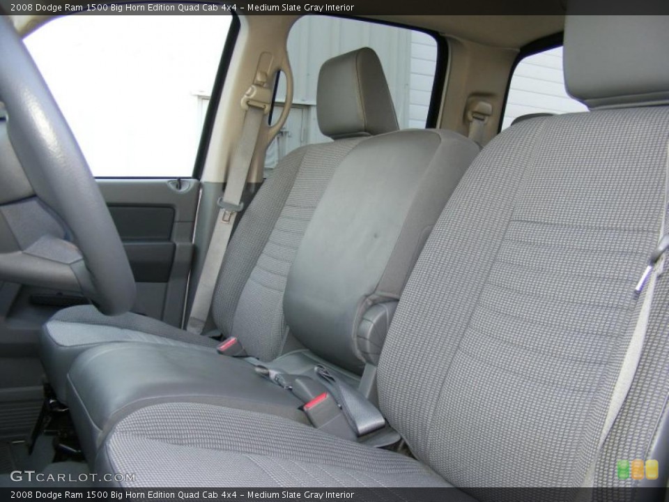 Medium Slate Gray Interior Photo for the 2008 Dodge Ram 1500 Big Horn Edition Quad Cab 4x4 #40875222