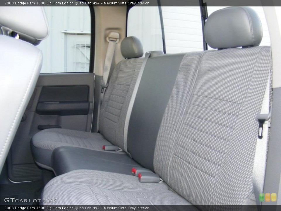 Medium Slate Gray Interior Photo for the 2008 Dodge Ram 1500 Big Horn Edition Quad Cab 4x4 #40875238