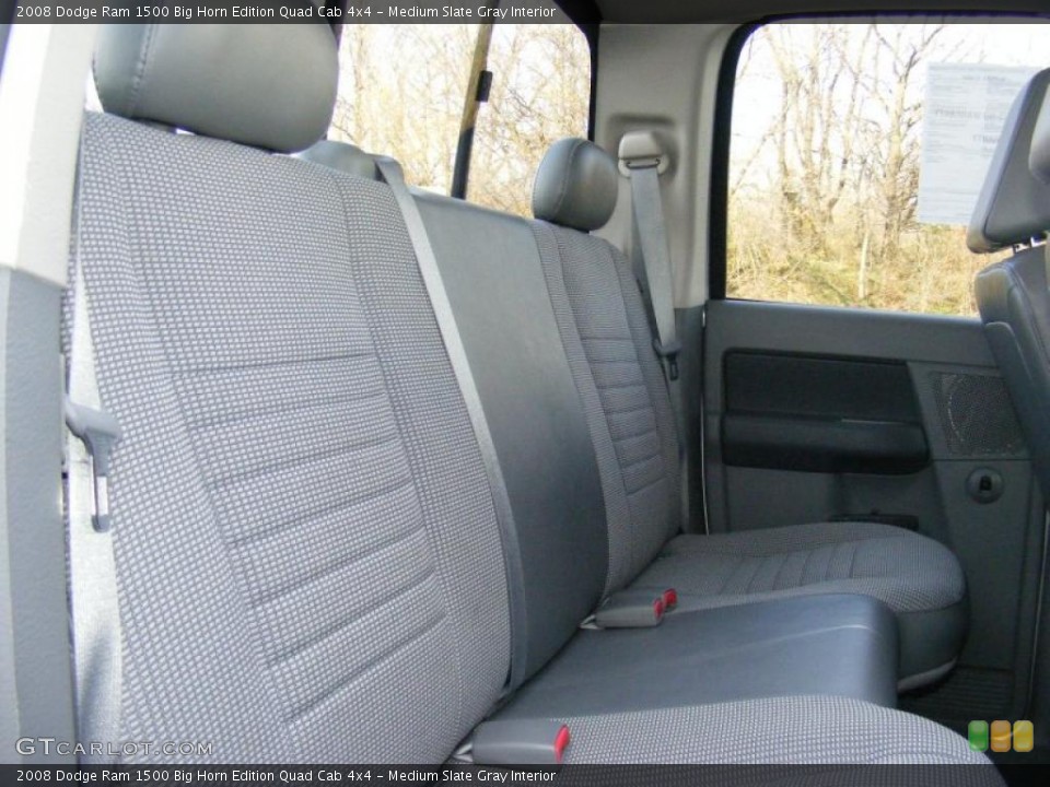Medium Slate Gray Interior Photo for the 2008 Dodge Ram 1500 Big Horn Edition Quad Cab 4x4 #40875321