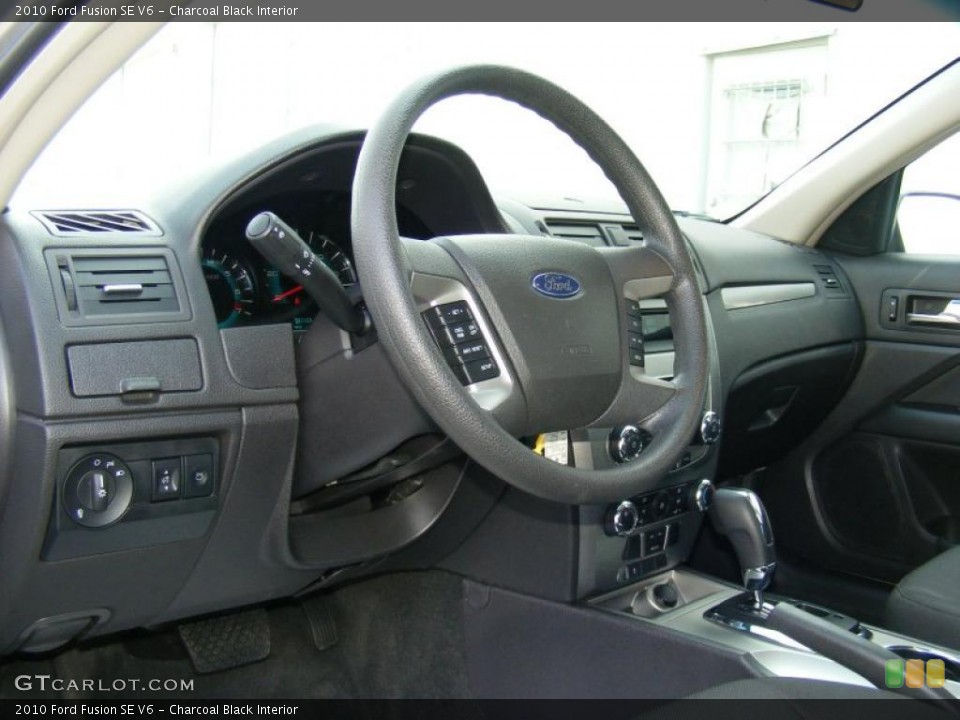 Charcoal Black Interior Prime Interior for the 2010 Ford Fusion SE V6 #40876030