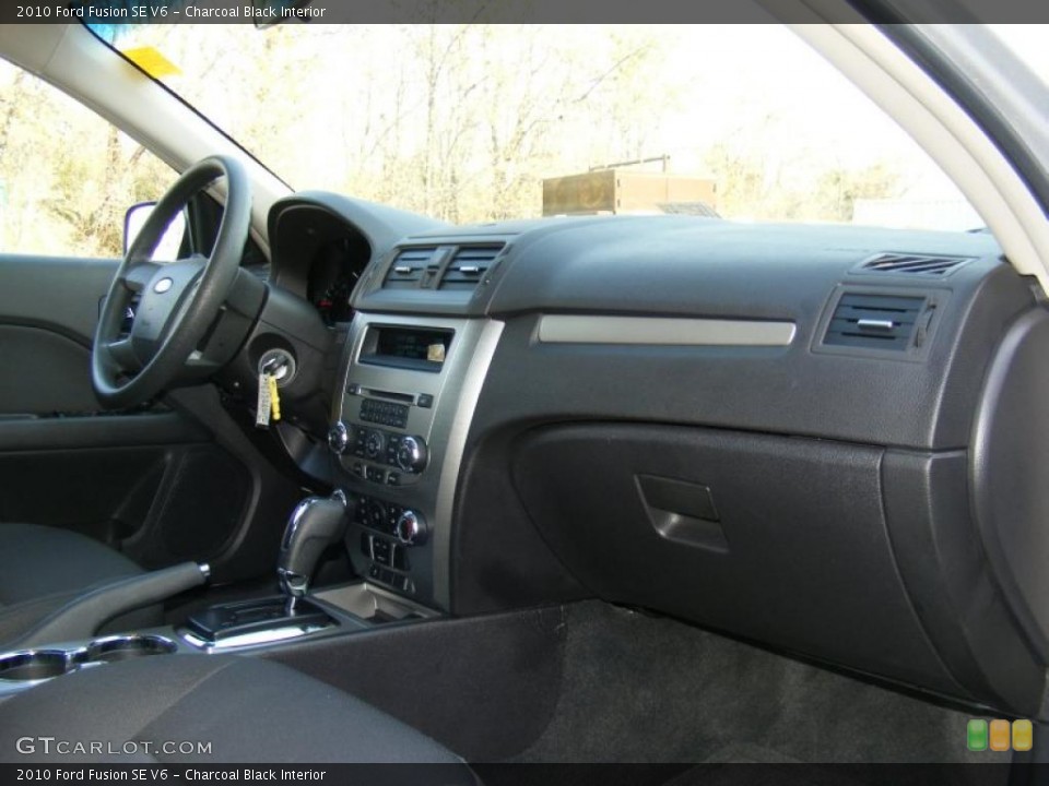 Charcoal Black Interior Dashboard for the 2010 Ford Fusion SE V6 #40876118