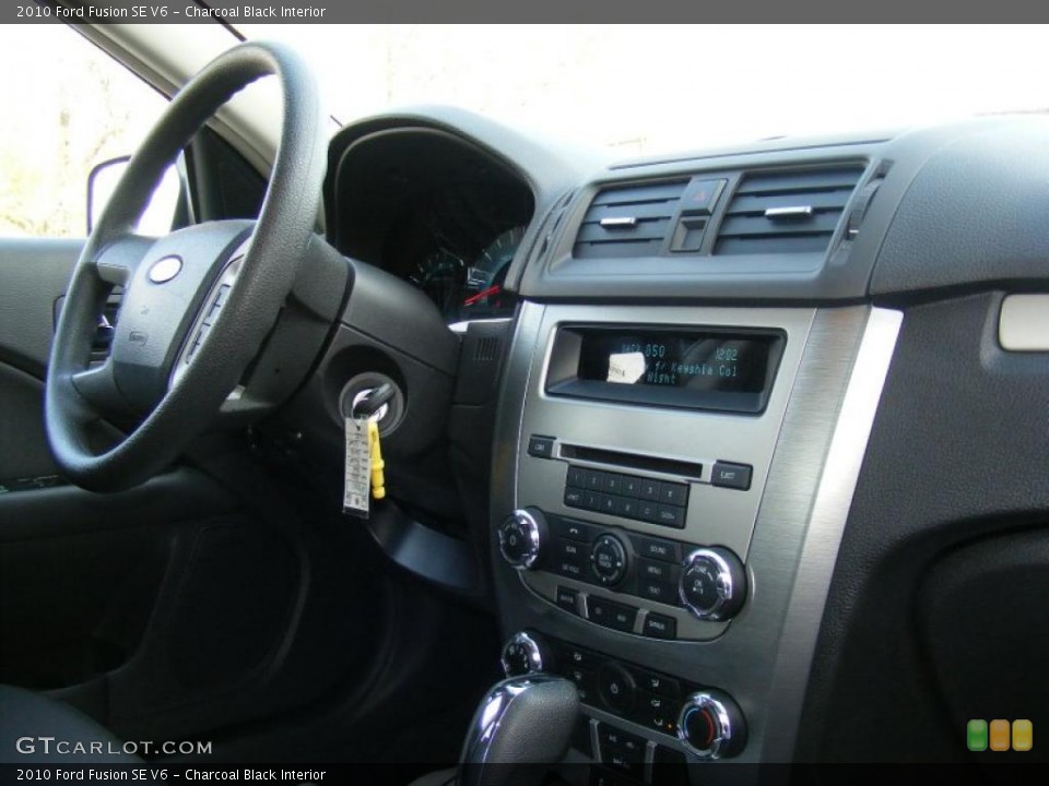 Charcoal Black Interior Controls for the 2010 Ford Fusion SE V6 #40876134