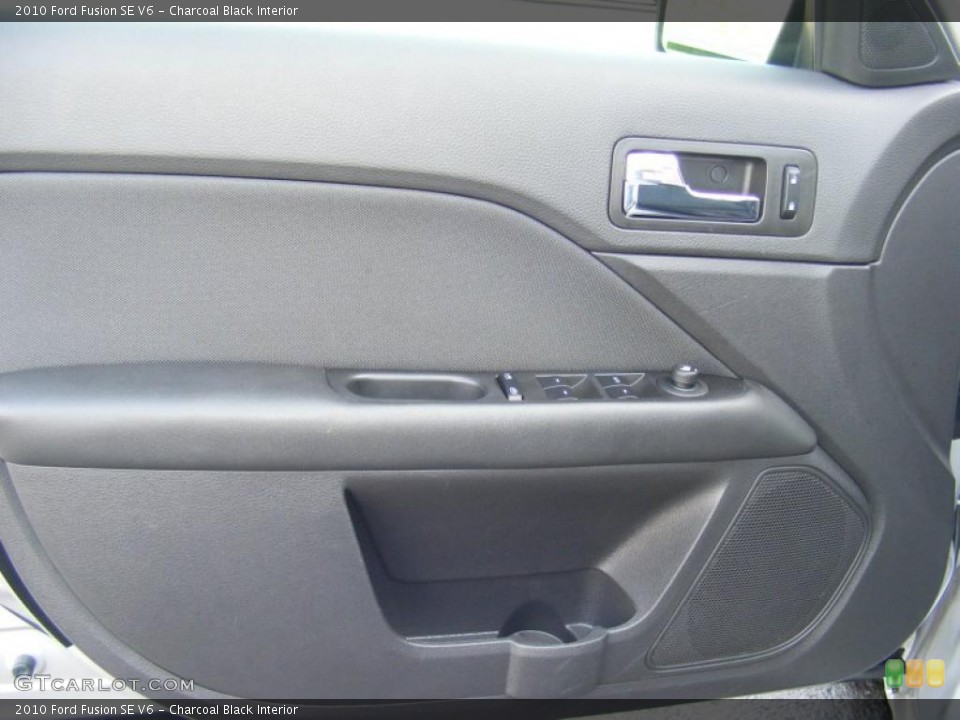 Charcoal Black Interior Door Panel for the 2010 Ford Fusion SE V6 #40876226