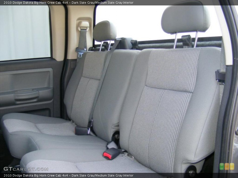Dark Slate Gray/Medium Slate Gray Interior Photo for the 2010 Dodge Dakota Big Horn Crew Cab 4x4 #40877086