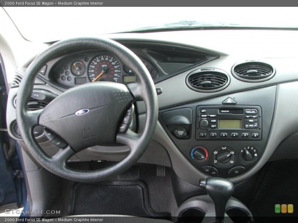 Medium Graphite Interior Dashboard for the 2000 Ford Focus SE Wagon #40877470