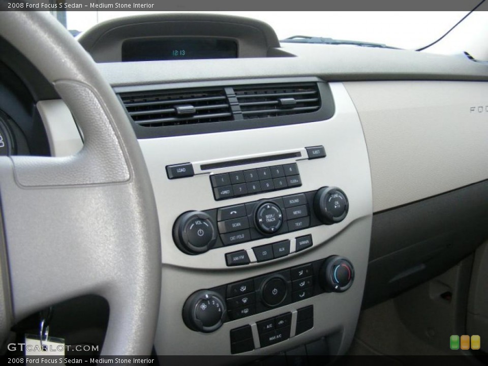 Medium Stone Interior Controls for the 2008 Ford Focus S Sedan #40877722