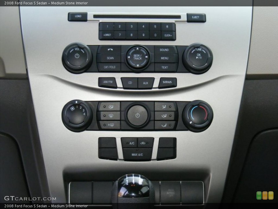 Medium Stone Interior Controls for the 2008 Ford Focus S Sedan #40877746