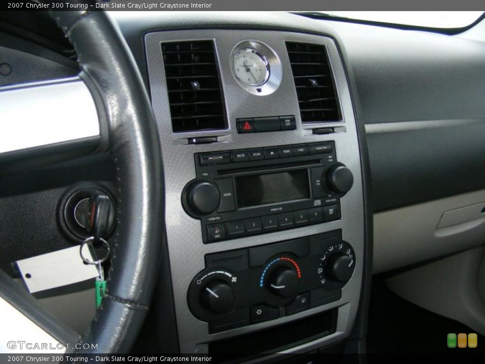 Dark Slate Gray/Light Graystone Interior Controls for the 2007 Chrysler 300 Touring #40877946