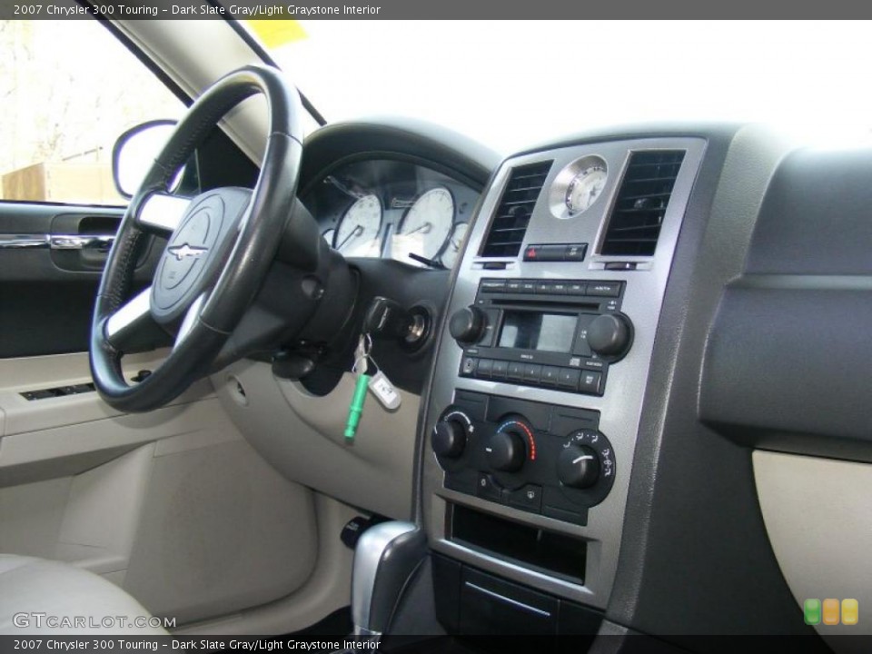 Dark Slate Gray/Light Graystone Interior Controls for the 2007 Chrysler 300 Touring #40878034