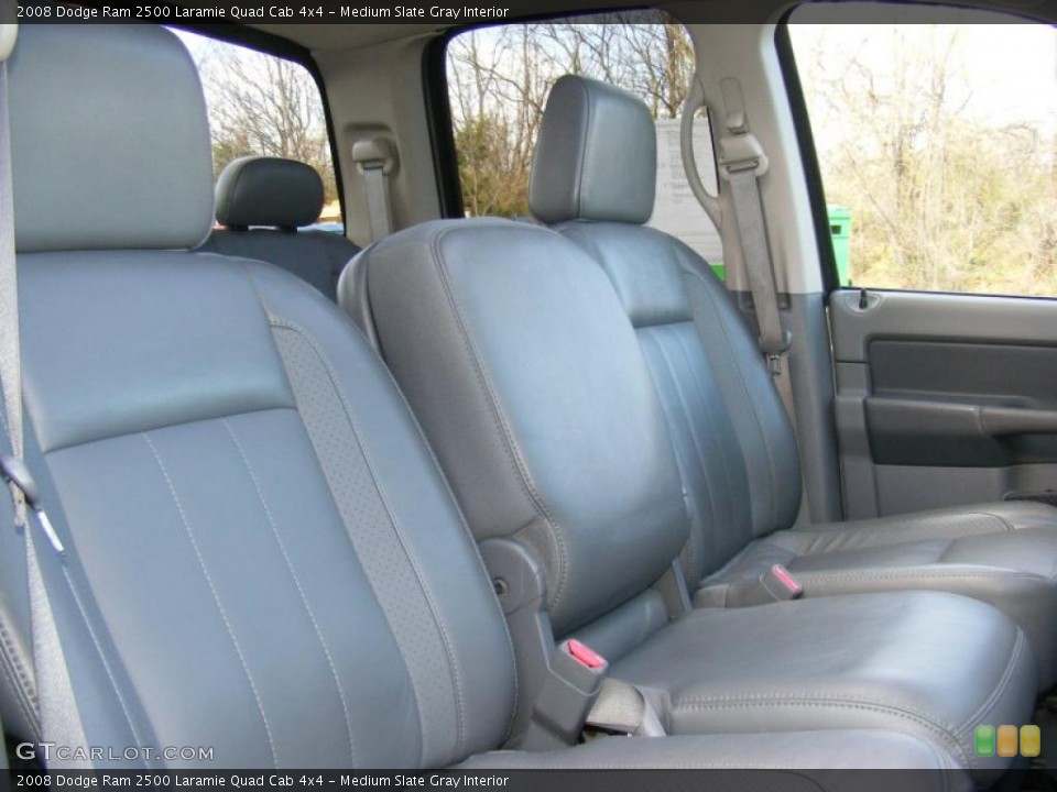 Medium Slate Gray Interior Photo for the 2008 Dodge Ram 2500 Laramie Quad Cab 4x4 #40878330