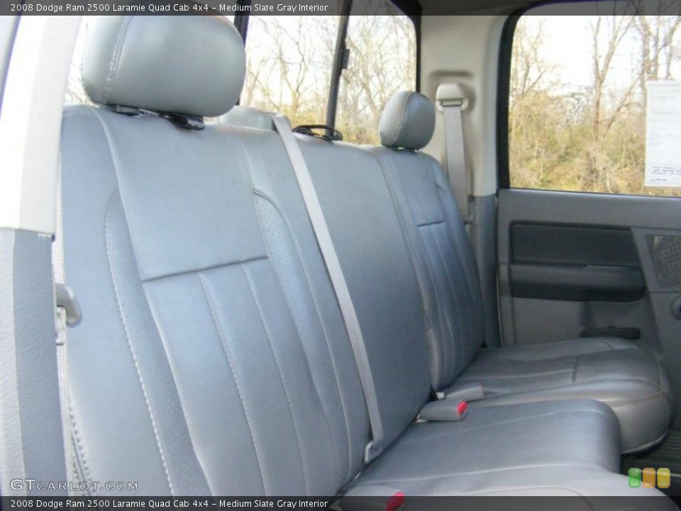 Medium Slate Gray Interior Photo for the 2008 Dodge Ram 2500 Laramie Quad Cab 4x4 #40878338