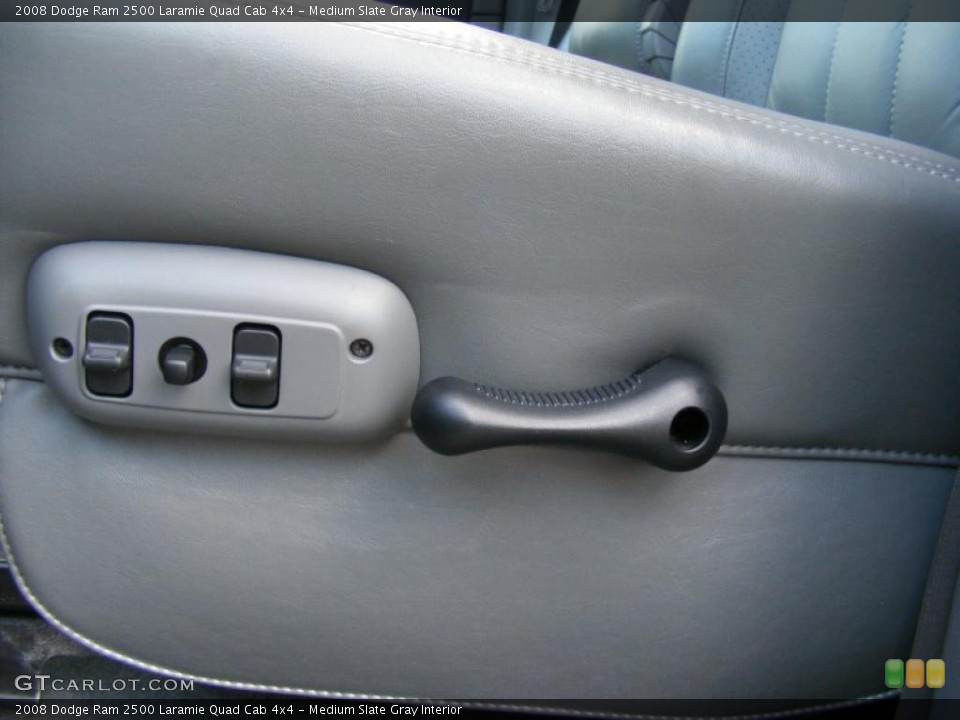 Medium Slate Gray Interior Controls for the 2008 Dodge Ram 2500 Laramie Quad Cab 4x4 #40878346