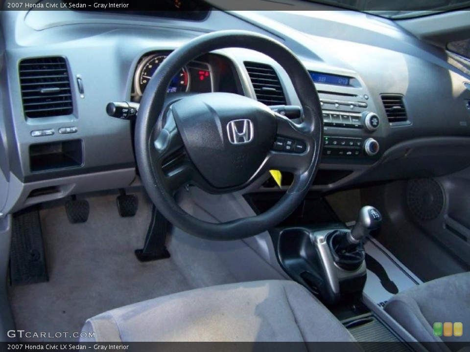 Gray Interior Photo for the 2007 Honda Civic LX Sedan #40882605