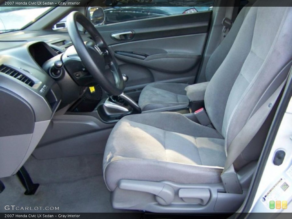 Gray Interior Photo for the 2007 Honda Civic LX Sedan #40882797