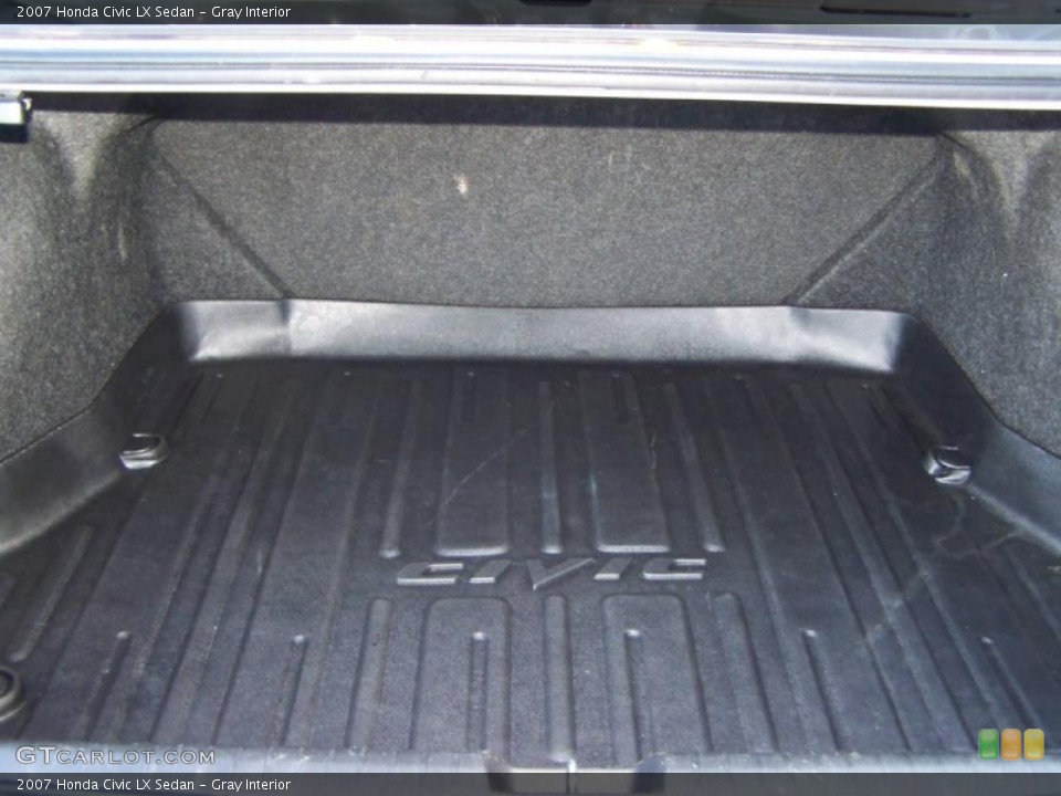 Gray Interior Trunk for the 2007 Honda Civic LX Sedan #40883082