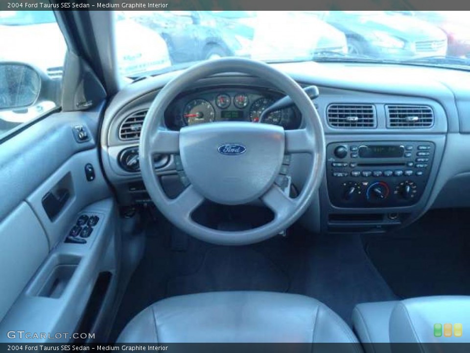 Medium Graphite Interior Dashboard for the 2004 Ford Taurus SES Sedan #40883409