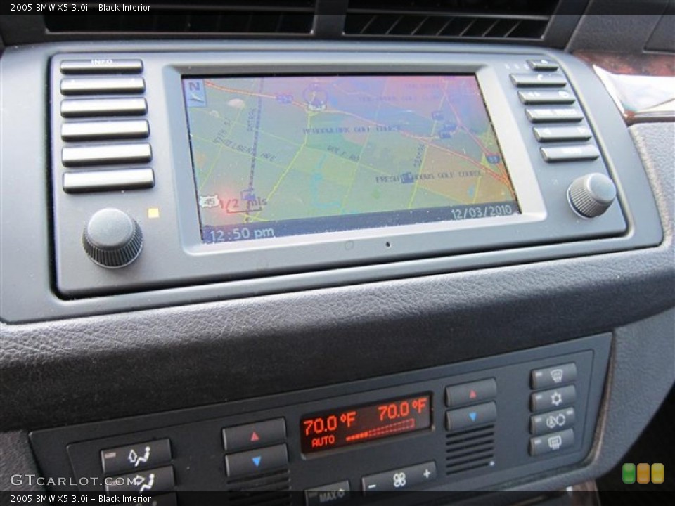 Black Interior Navigation for the 2005 BMW X5 3.0i #40886197
