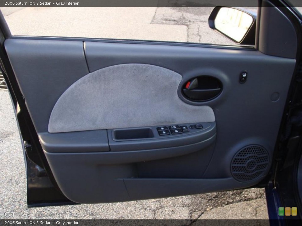 Gray Interior Door Panel for the 2006 Saturn ION 3 Sedan #40888857