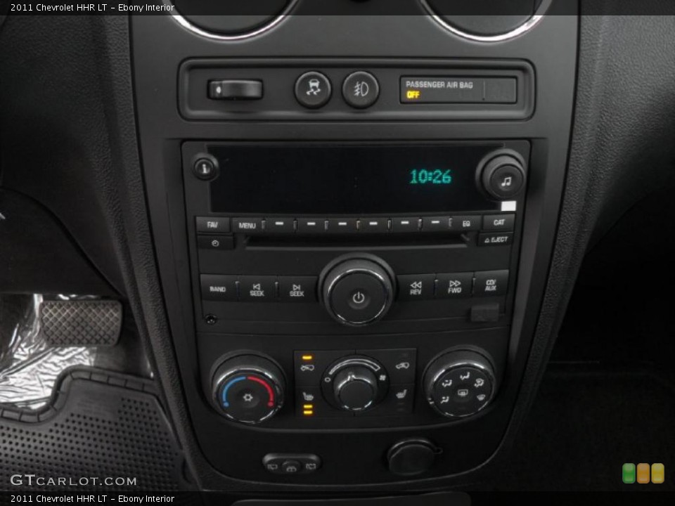Ebony Interior Controls for the 2011 Chevrolet HHR LT #40889113