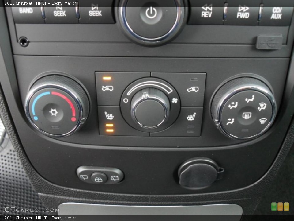 Ebony Interior Controls for the 2011 Chevrolet HHR LT #40889129
