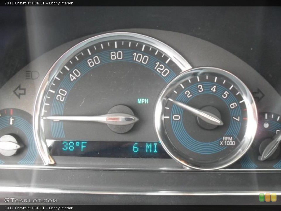 Ebony Interior Gauges for the 2011 Chevrolet HHR LT #40889181