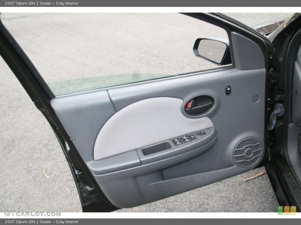 Gray Interior Door Panel for the 2007 Saturn ION 2 Sedan #40889385