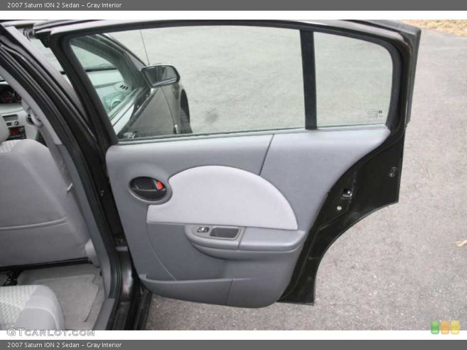Gray Interior Door Panel for the 2007 Saturn ION 2 Sedan #40889417