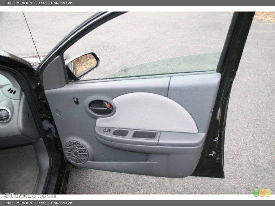 Gray Interior Door Panel for the 2007 Saturn ION 2 Sedan #40889433