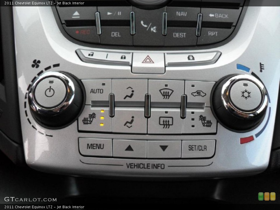 Jet Black Interior Controls for the 2011 Chevrolet Equinox LTZ #40889885