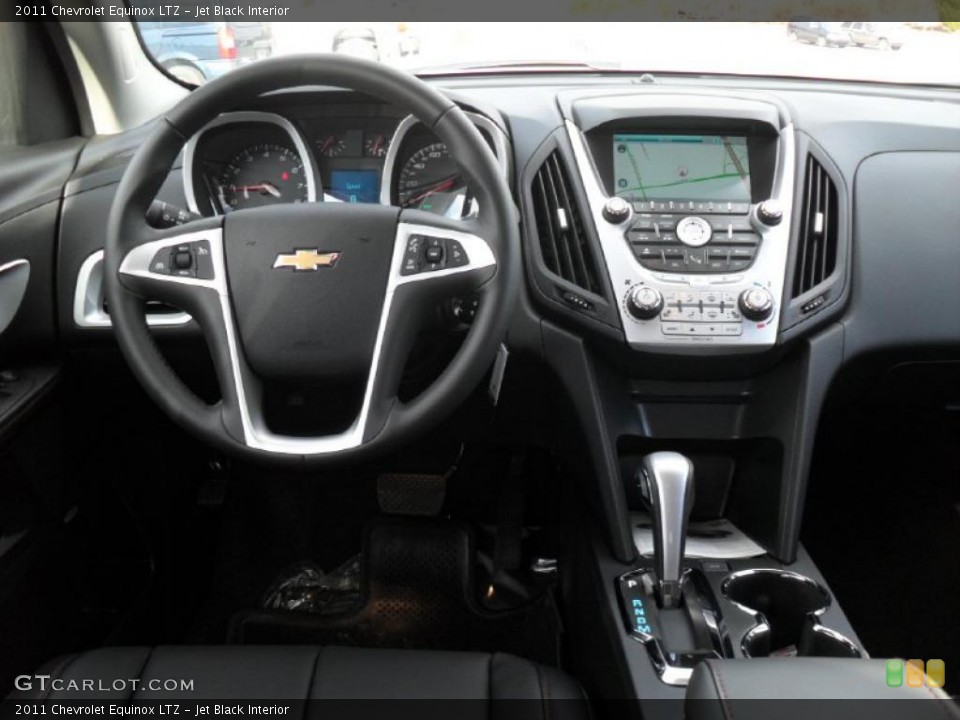 Jet Black Interior Dashboard for the 2011 Chevrolet Equinox LTZ #40890017