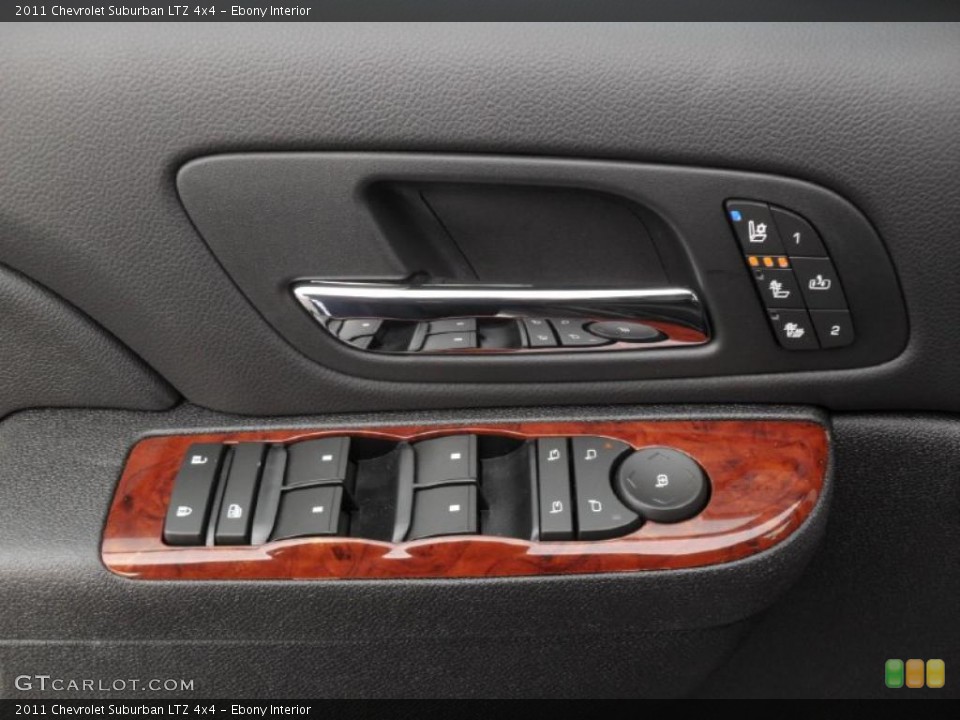 Ebony Interior Controls for the 2011 Chevrolet Suburban LTZ 4x4 #40890309