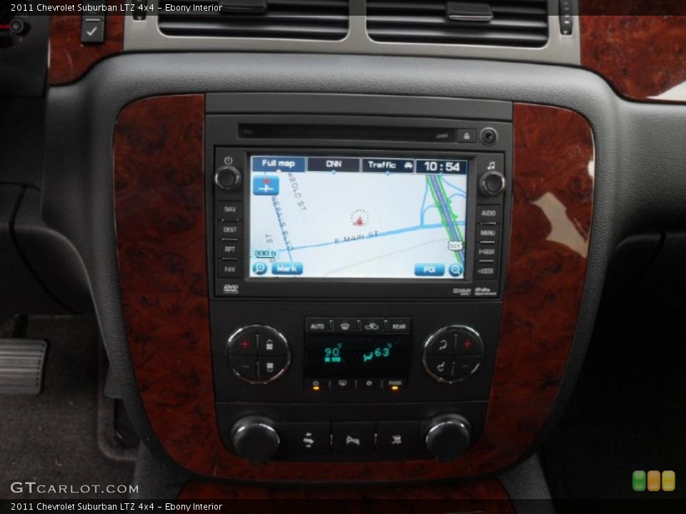 Ebony Interior Controls for the 2011 Chevrolet Suburban LTZ 4x4 #40890341