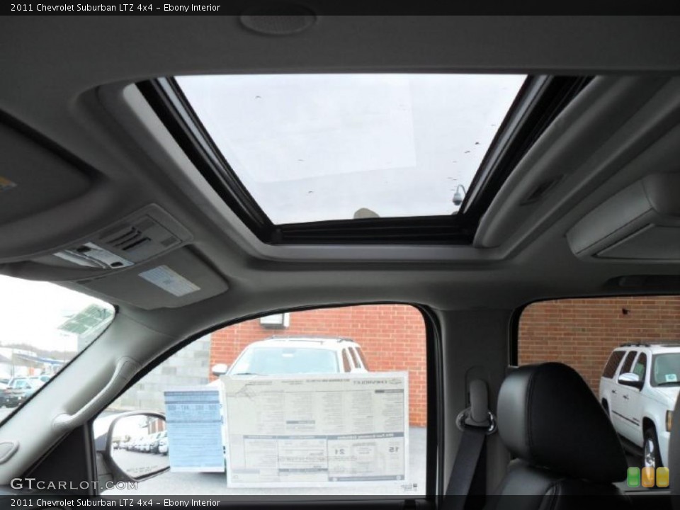 Ebony Interior Sunroof for the 2011 Chevrolet Suburban LTZ 4x4 #40890357