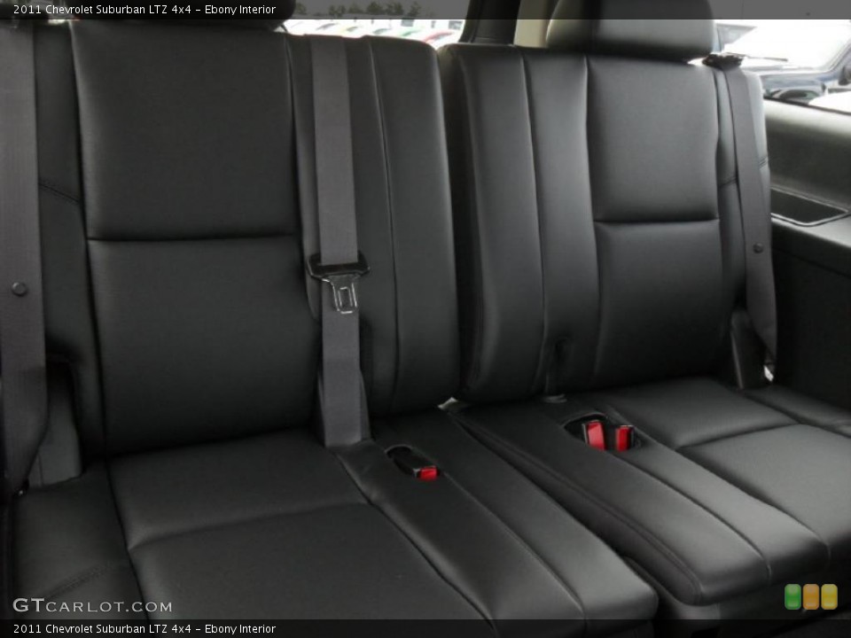 Ebony Interior Photo for the 2011 Chevrolet Suburban LTZ 4x4 #40890445