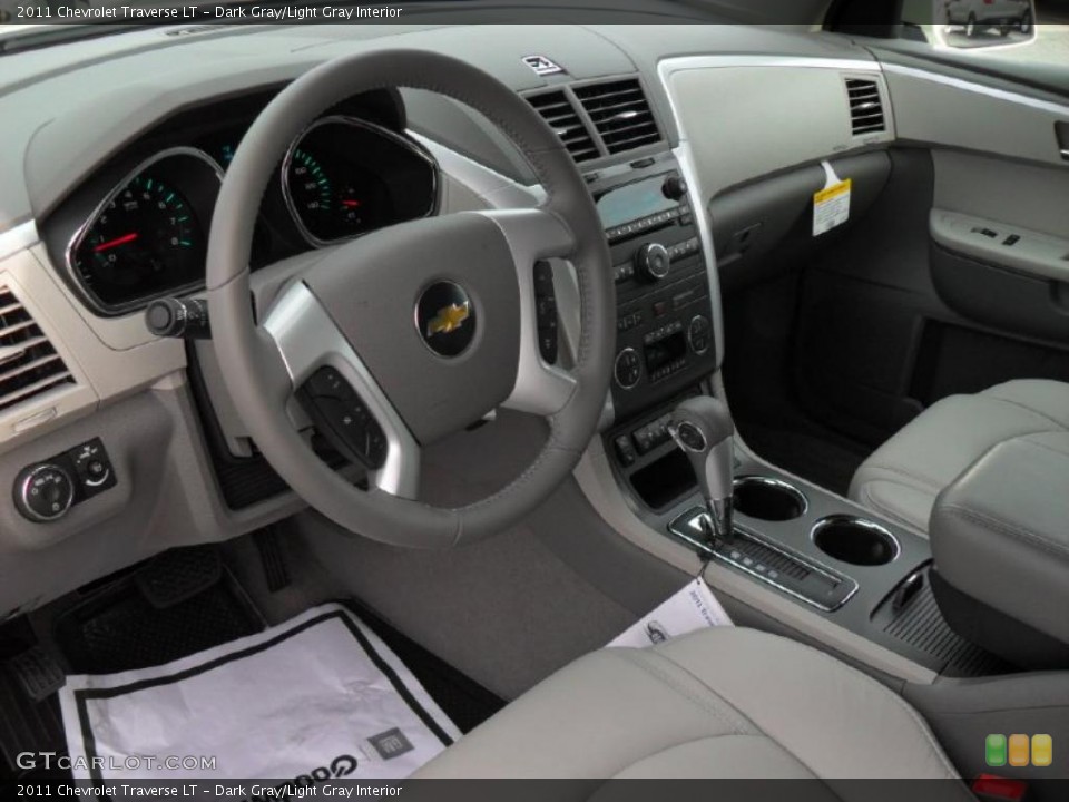 Dark Gray/Light Gray Interior Prime Interior for the 2011 Chevrolet Traverse LT #40891381