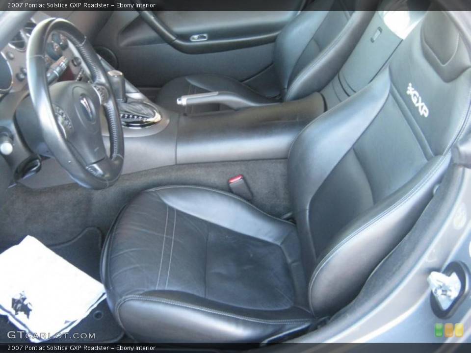 Ebony Interior Photo for the 2007 Pontiac Solstice GXP Roadster #40891681
