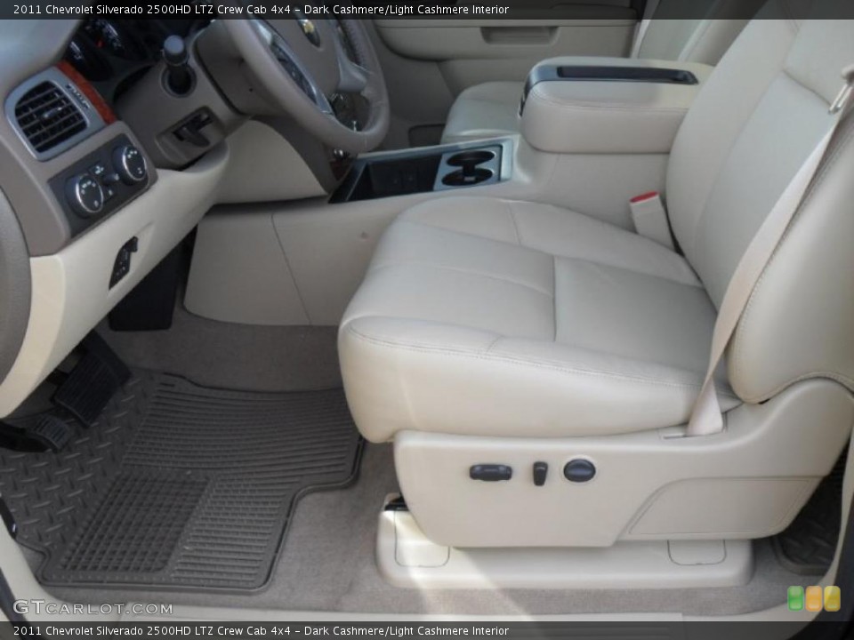 Dark Cashmere/Light Cashmere Interior Photo for the 2011 Chevrolet Silverado 2500HD LTZ Crew Cab 4x4 #40891817