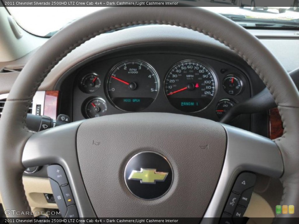 Dark Cashmere/Light Cashmere Interior Gauges for the 2011 Chevrolet Silverado 2500HD LTZ Crew Cab 4x4 #40891893