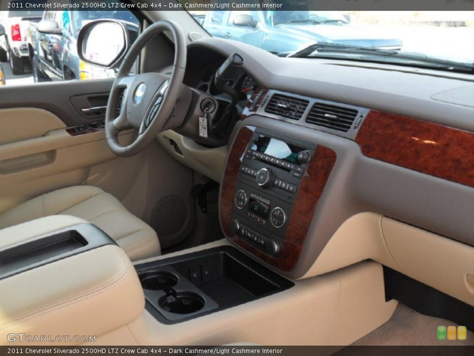 Dark Cashmere/Light Cashmere Interior Photo for the 2011 Chevrolet Silverado 2500HD LTZ Crew Cab 4x4 #40892029