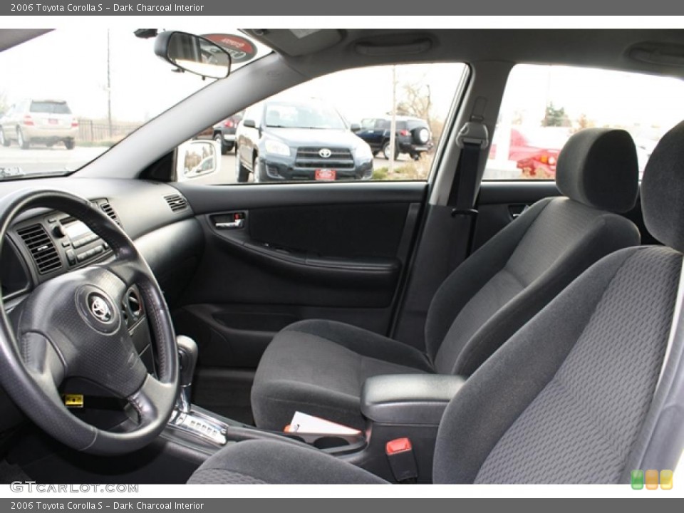Dark Charcoal Interior Photo for the 2006 Toyota Corolla S #40894033