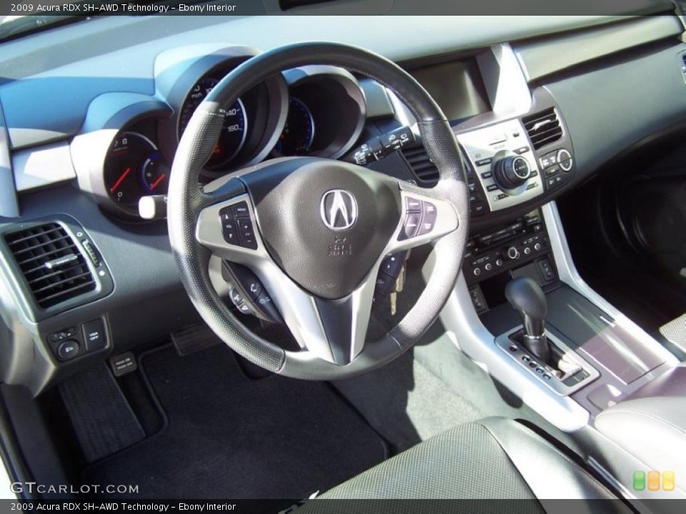 Ebony Interior Prime Interior for the 2009 Acura RDX SH-AWD Technology #40894369