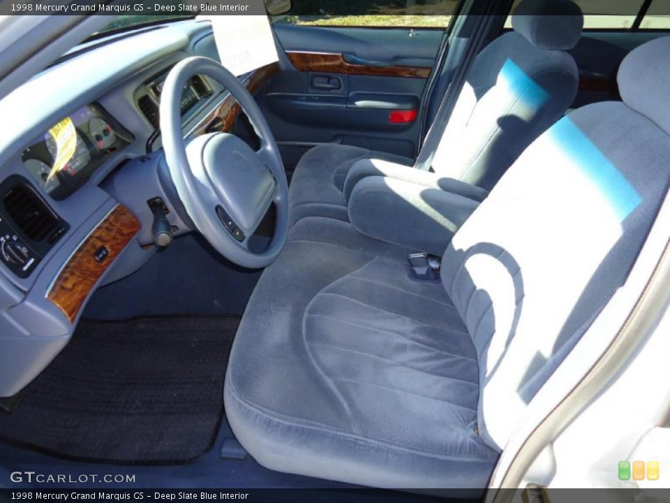 Deep Slate Blue Interior Photo for the 1998 Mercury Grand Marquis GS #40895665