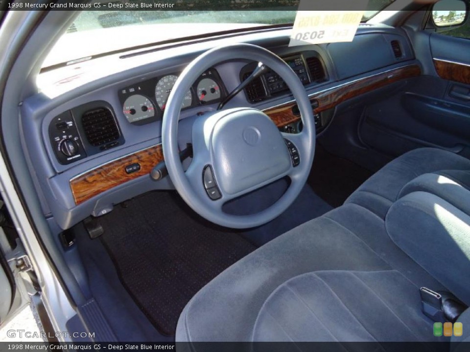 Deep Slate Blue Interior Photo for the 1998 Mercury Grand Marquis GS #40895677
