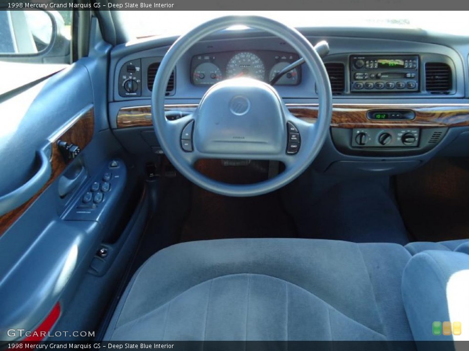 Deep Slate Blue Interior Dashboard for the 1998 Mercury Grand Marquis GS #40895721