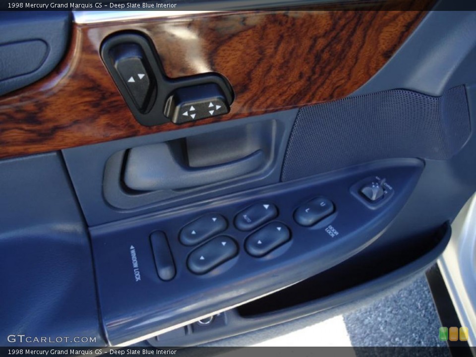 Deep Slate Blue Interior Controls for the 1998 Mercury Grand Marquis GS #40896045