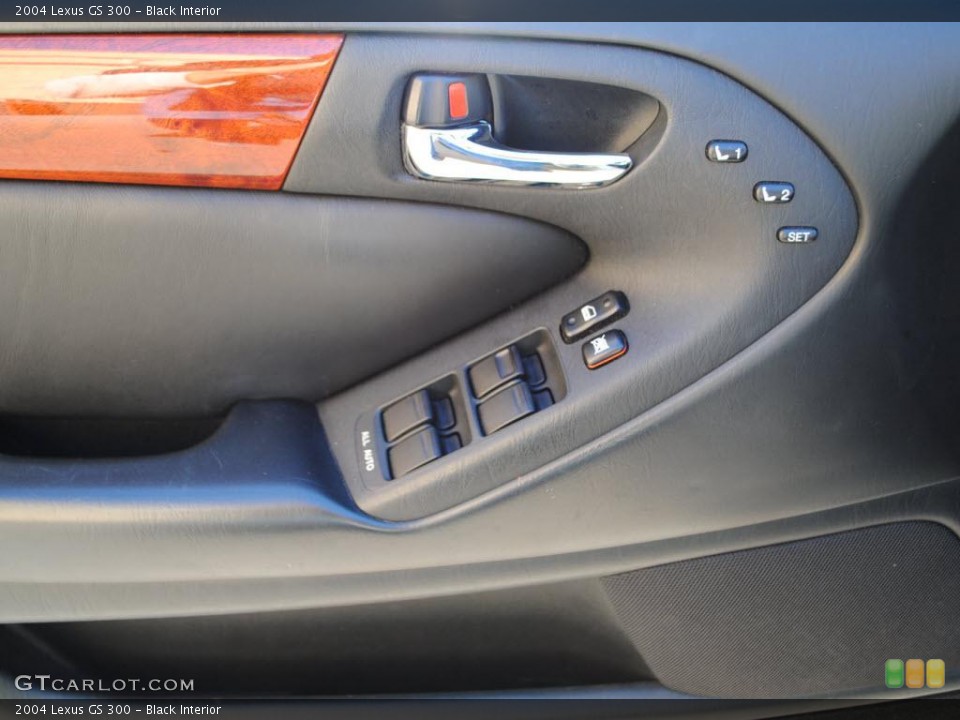 Black Interior Controls for the 2004 Lexus GS 300 #40897069